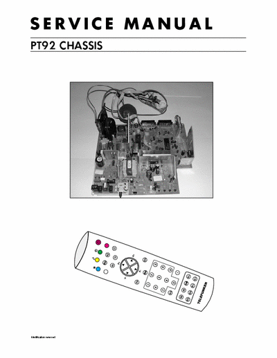 Telestar  schematy Tv service manual pdf.